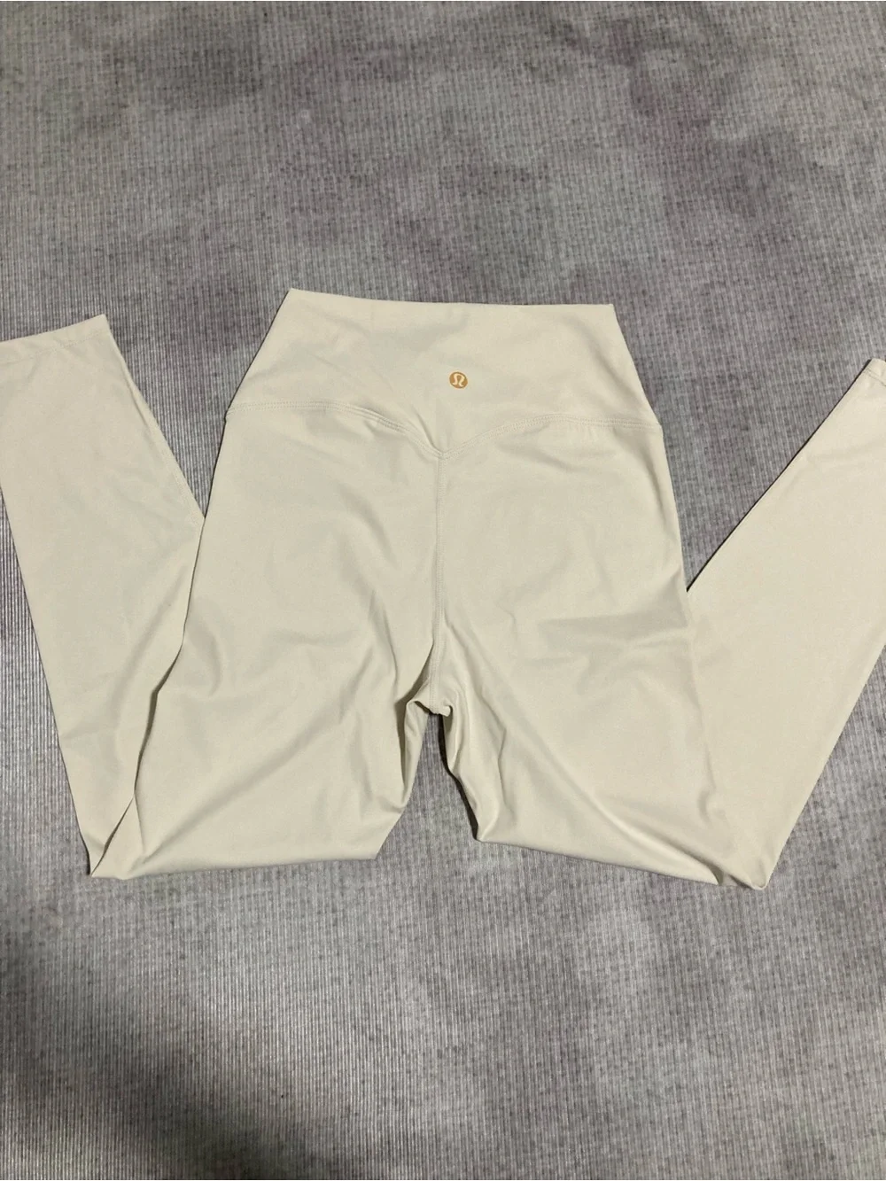 lululemon athletica Cream Zip Jacket & Leggings Set